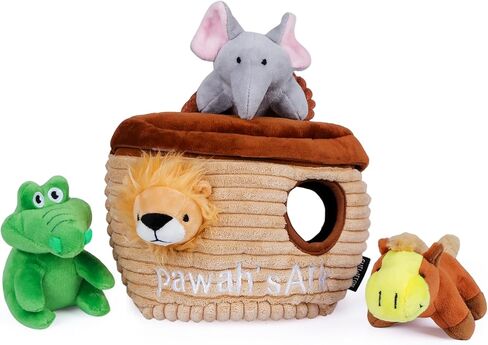 CHEWFFON Dog Coffee Cup Toy, Interactive Hide-and-Seek Burrow Toy, Cute Squeaky Toys for Boredom, Enrichment Crinkle Snuffle Dog Toy, Puzzle Toys for All Breeds in Saudi Arabia