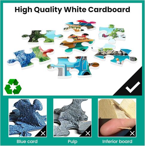 300 Piece Puzzles for Adults Beach Jigsaw Puzzles for Kids Ages 8-10 10-12 300 Pieces Adult Puzzle Pieces Family Challenging Puzzle Game Home Decor Gift Toy 20.5x15IN in Kuwait