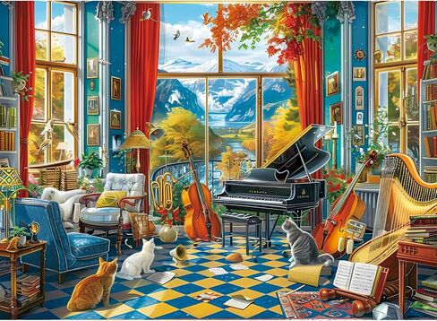 300 Piece Puzzles for Adults Beach Jigsaw Puzzles for Kids Ages 8-10 10-12 300 Pieces Adult Puzzle Pieces Family Challenging Puzzle Game Home Decor Gift Toy 20.5x15IN in Kuwait