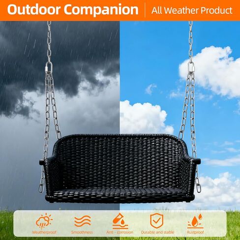 Yaeccc 2 Pack Heavy Duty Porch Swing Hanging Chain Kit,Hammock Chair Hardware for Indoor/Outdoor Hanging Chairs, Punching Bags, Rustproof, 770LB Capacity(Silver, 87'' Long Chain) in Saudi Arabia