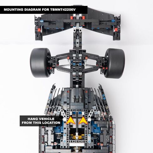 Vertical Wall Mount for LEGO Oracle Red Bull Racing RB20 F1 Car-42206 (Car NOT Included) in Saudi Arabia