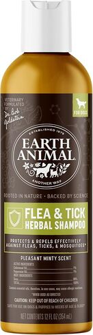 Earth Animal Apothecary Natural Flea & Tick - Herbal Shampoo for Dogs - 12 oz. Bottle in Saudi Arabia