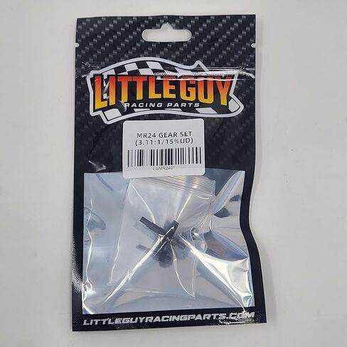 مجموعة تروس نقل الحركة LGRP Little Guy Racing Parts MR24 (3.11:1/15% UD) ذات محرك سفلي محدد لنقل القضبان LGRP MR24 - (ترس التروس غير متضمن) LGMR2401 in Saudi Arabia