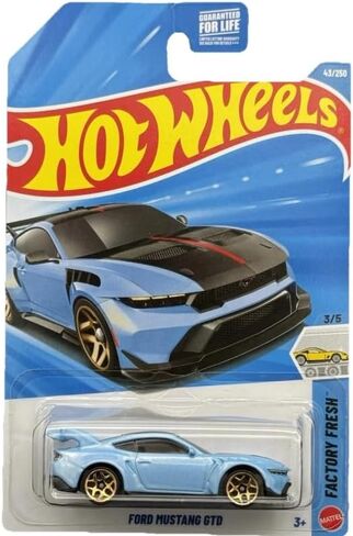 Hot Wheels Ford Mustang GTD [Gulf Blue] Factory Fresh 3/5, 43/250, 1:64 Scale Diecast Toy Vehicle in Kuwait