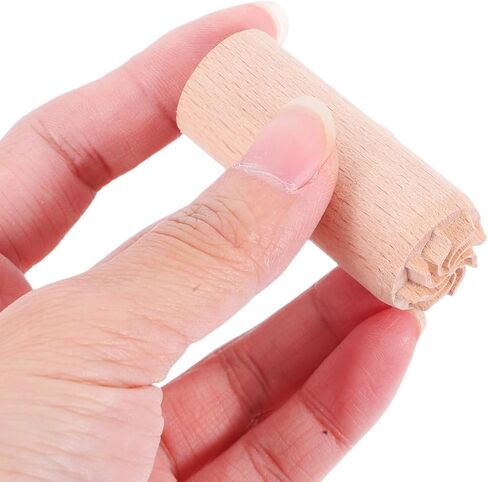 Healifty 5 Pcs Wooden Pottery Stamps 0.8 Inch Clay Impression Stamps for DIY Crafting Scrapbooking with Flower Daisy Heart Patterns in Saudi Arabia