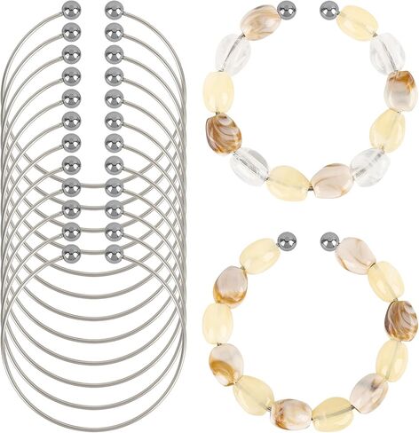 Framendino, Ball Opening Adjustable Wire Blank Beadable Bracelet Expandable Cuff for Crafting DIY Jewelry Making in Saudi Arabia
