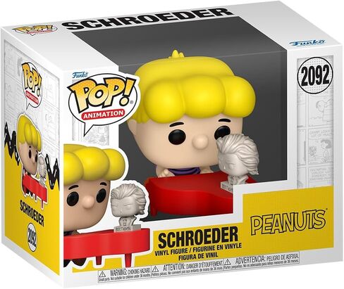 Funko Pop! TV: Peanuts - Schroeder - Classic Peanuts - Collectable Vinyl Figure - Gift Idea - Official Merchandise - Toys for Kids & Adults - Cartoon Fans - Model Figure for Collectors and Display in Saudi Arabia