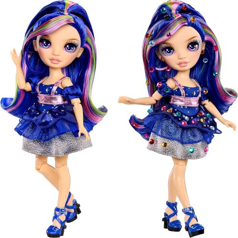 Rainbow High Be Dazzling Fashion Dolls- Genevieve Bleue (Blue) with Bedazzler Tool and Sparkle Gems in Saudi Arabia