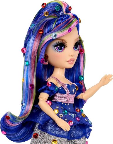 Rainbow High Be Dazzling Fashion Dolls- Genevieve Bleue (Blue) with Bedazzler Tool and Sparkle Gems in Saudi Arabia