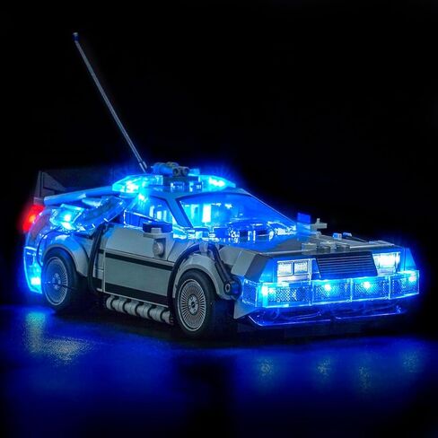 Customized Light kit Compatible with Lego 77256 Time Machine from Back to The Future - No Actual Model Only Lights, LED Lighting Accessories Compatible with Lego Delorean in Saudi Arabia