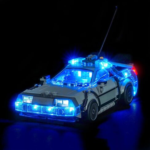 Customized Light kit Compatible with Lego 77256 Time Machine from Back to The Future - No Actual Model Only Lights, LED Lighting Accessories Compatible with Lego Delorean in Saudi Arabia