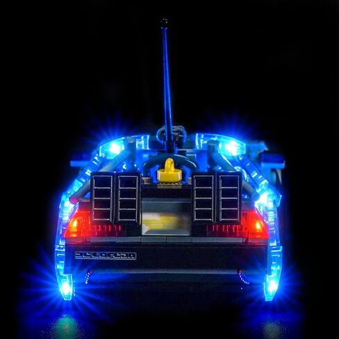 Customized Light kit Compatible with Lego 77256 Time Machine from Back to The Future - No Actual Model Only Lights, LED Lighting Accessories Compatible with Lego Delorean in Saudi Arabia