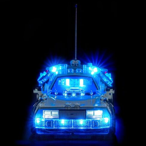 Customized Light kit Compatible with Lego 77256 Time Machine from Back to The Future - No Actual Model Only Lights, LED Lighting Accessories Compatible with Lego Delorean in Saudi Arabia