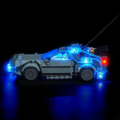 Customized Light kit Compatible with Lego 77256 Time Machine from Back to The Future - No Actual Model Only Lights, LED Lighting Accessories Compatible with Lego Delorean in Saudi Arabia