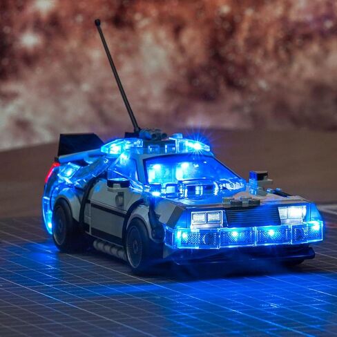 Customized Light kit Compatible with Lego 77256 Time Machine from Back to The Future - No Actual Model Only Lights, LED Lighting Accessories Compatible with Lego Delorean in Saudi Arabia