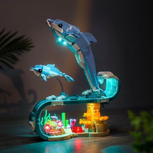 LED Lighting Compatible with Lego 31385 Sea Animals: Beautiful Dolphins - JUST Lights,Light Kit Compatible with Lego 31385,NOT Included The Model in Saudi Arabia