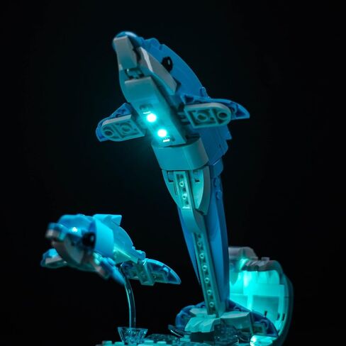 LED Lighting Compatible with Lego 31385 Sea Animals: Beautiful Dolphins - JUST Lights,Light Kit Compatible with Lego 31385,NOT Included The Model in Saudi Arabia