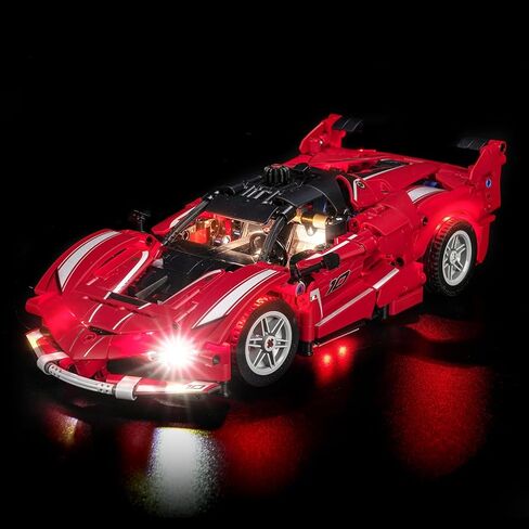 طقم إضاءة متوافق مع Lego 42212 Ferrari FXX K - لا يوجد نموذج فقط، ملحقات إضاءة LED متوافقة مع Lego Technic 42212 (الإصدار القياسي) in Saudi Arabia