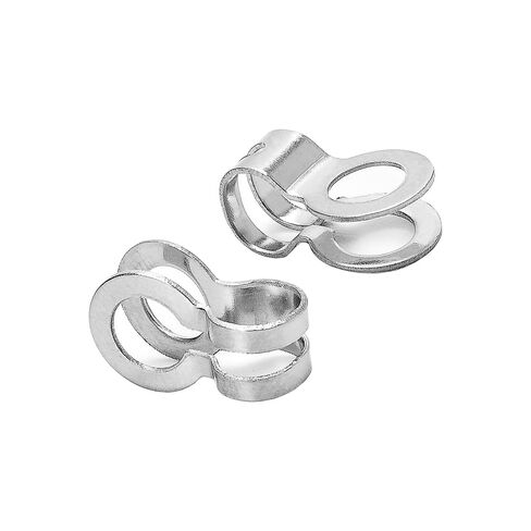 100 Pieces Stainless Steel Ball Chain Connectors Double Ring Style Link Loop Connection Double Ring Clasp Fits 2.4mm Ball Chain for Jewelry Craft Making Ceiling Fan Lamp Pull Loop in Saudi Arabia