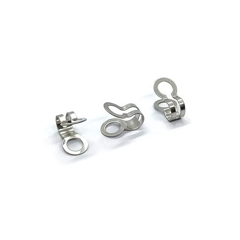 100 Pieces Stainless Steel Ball Chain Connectors Double Ring Style Link Loop Connection Double Ring Clasp Fits 2.4mm Ball Chain for Jewelry Craft Making Ceiling Fan Lamp Pull Loop in Saudi Arabia