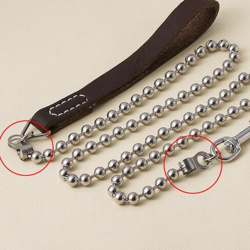 100 Pieces Stainless Steel Ball Chain Connectors Double Ring Style Link Loop Connection Double Ring Clasp Fits 2.4mm Ball Chain for Jewelry Craft Making Ceiling Fan Lamp Pull Loop in Saudi Arabia