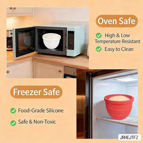 Silicone Bowl Liner for KitchenAid Tilt-Head 5Qt Mixers, 3-Pack Liners with Lids in Saudi Arabia