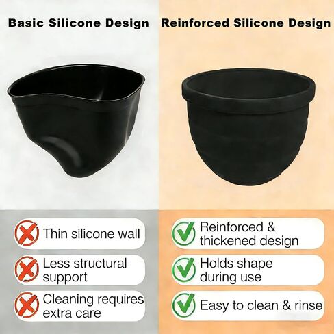 Silicone Bowl Liner for KitchenAid Tilt-Head 5Qt Mixers, 3-Pack Liners with Lids in Saudi Arabia