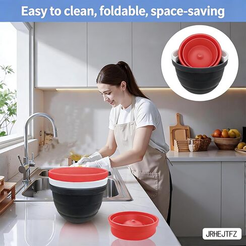 Silicone Bowl Liner for KitchenAid Tilt-Head 5Qt Mixers, 3-Pack Liners with Lids in Saudi Arabia