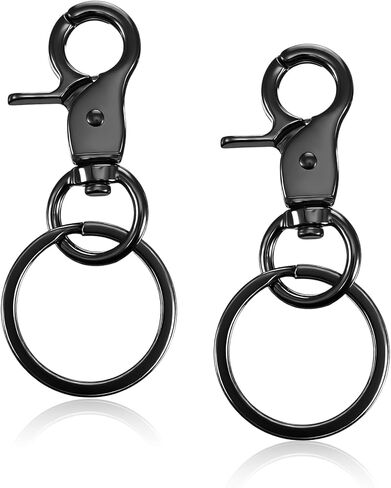 2 Pcs Dog Tag Clip Dog Tag Holder Easy Change for Pet ID Tags Quick Clips Heavy Duty Pet Tags Attachment Clip Stainless Steel Cats & Dogs Collar Clips for Large Medium Smal Dogs Cat Collars and Harnes in Saudi Arabia