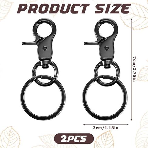 2 Pcs Dog Tag Clip Dog Tag Holder Easy Change for Pet ID Tags Quick Clips Heavy Duty Pet Tags Attachment Clip Stainless Steel Cats & Dogs Collar Clips for Large Medium Smal Dogs Cat Collars and Harnes in Saudi Arabia