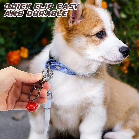 2 Pcs Dog Tag Clip Dog Tag Holder Easy Change for Pet ID Tags Quick Clips Heavy Duty Pet Tags Attachment Clip Stainless Steel Cats & Dogs Collar Clips for Large Medium Smal Dogs Cat Collars and Harnes in Saudi Arabia