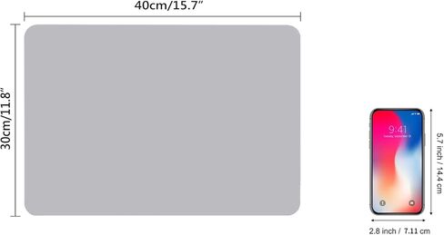 2pcs Silicone Mat for Resin Molds, 15.7" x 11.8" Jewelry Resin Molds Mats, Silicone Mats for Crafts, Grey in Saudi Arabia