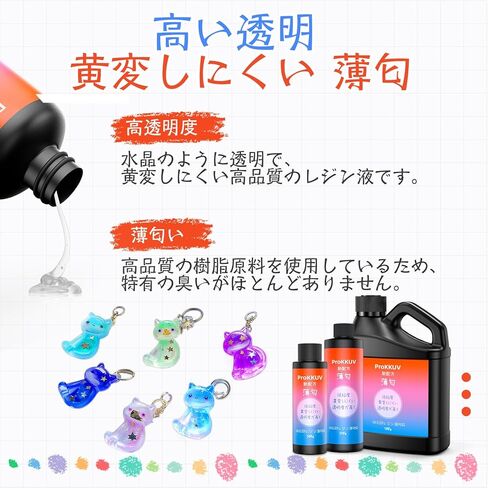 راتنجات الأشعة فوق البنفسجية 100 جرام من راتنجات إيبوكسي الأشعة فوق البنفسجية الشفافة الفاخرة للمجوهرات الحرفية والفنون الزخرفية in Kuwait