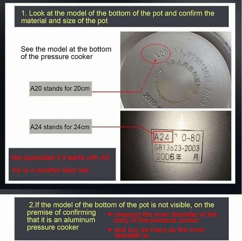 Seal Pressure Cooker Gasket, Silicone Pressure Cooker Seal Ring Replacement, 0.4cm Thickness Pressure Pot Sealing Ring for 22cm Inner Diameter Cooker Body, 1Pcs in Kuwait