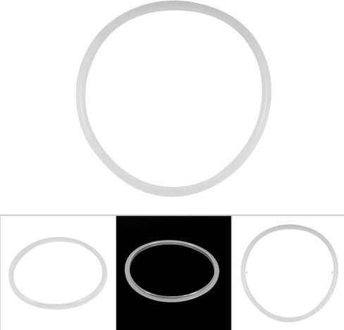 Seal Pressure Cooker Gasket, Silicone Pressure Cooker Seal Ring Replacement, 0.4cm Thickness Pressure Pot Sealing Ring for 22cm Inner Diameter Cooker Body, 1Pcs in Kuwait