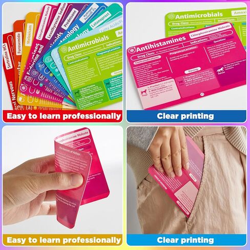 chiazllta 50 Veterinary Pharmacology Flashcards Vet Tech Study Materials for Dogs Cats & Horses Essential Vet School Supplies & Gifts for Veterinary Students in Saudi Arabia