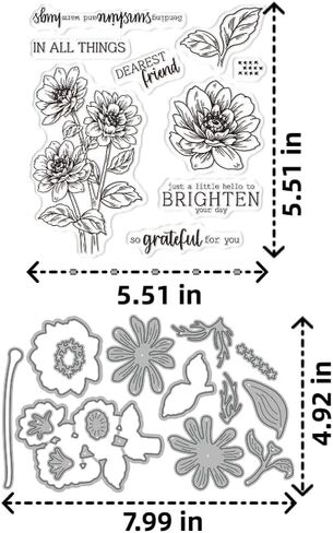 4 Birds Set -Sentiments Rubber Clear Stamps Set for Card Making Acrylic Stamp Block Tools with Grid Lines Craft Supplies DIY Scrapbooking Notebook Stamps in Saudi Arabia
