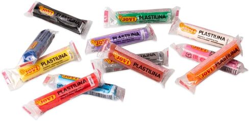 Jovi - Modeling Clay School Pack, 288 Bars, 12 Colors, 9.5 lb Total, Non-Drying Plasticine for Arts and Crafts, Back to School Supplies for Teachers, Bulk Buy in Kuwait