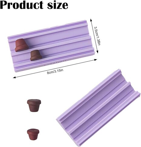 Pot Polymer Clay Bead Roller | Hand Roller for DIY Mini Flowerpots and Earrings | Crafting Tool with Measuring Marks (9mm, 11mm) | Jewelry Making Accessories (Beige) in Saudi Arabia