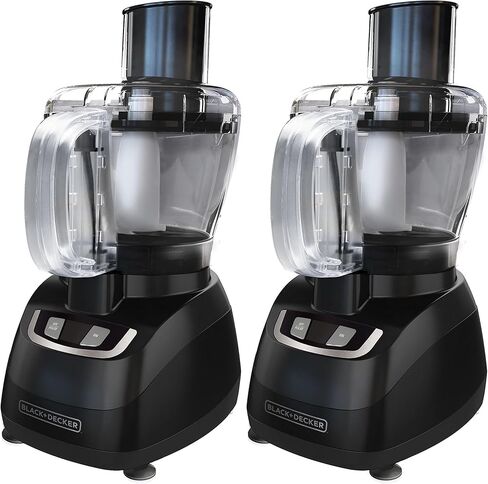 BLACK+DECKER 8-Cup Food Processor, Black, FP1600B in Saudi Arabia