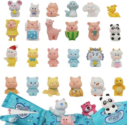 Mini Animal Blind Bags, Mysterious, Candy Paper, 20Pcs Animal Blind Bags, Children's Surprise Prizes in Saudi Arabia