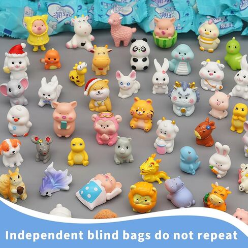 Mini Animal Blind Bags, Mysterious, Candy Paper, 20Pcs Animal Blind Bags, Children's Surprise Prizes in Saudi Arabia