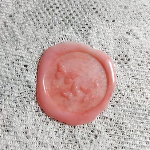 Butterfly Wax Seal Stamp Copper 25mm Vintage Detachable Sealing Stamp Brass and A Wood Handle Pattern Stamp Head Letter Invitation Card Wedding Gift Package Holidays in Saudi Arabia