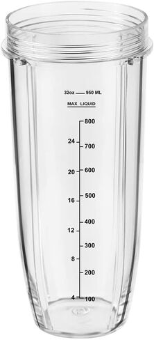 2X قطع غيار كوب 32oz لخلاط Nutri Ninja Auto IQ BL450 BL480 BL481 BL482 BL490 BL640 BL642 BL680 BL682 NN100 NN101 BL2012 BL2013 G_APOK in Kuwait