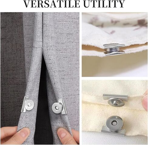 32 Sets Magnetic Snaps, No-Sew Closure Magnetic Buttons for Bags Purses Totes Clothes Leather Craft (Dark Gray, Gold, Silver, Copper) in Saudi Arabia