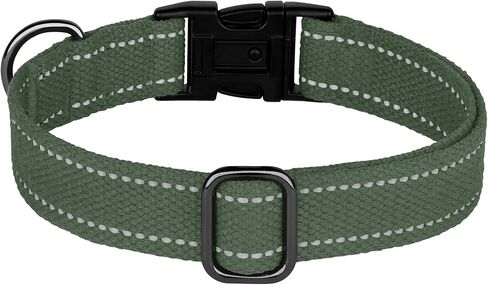 Personalized Dog Collar with Engraved Metal Buckle Reflective Cotton Custom Collar for Dogs Puppy with Name and Phone Number 8 Colors, 4 Sizes (Pink, S, 9"-12") in Saudi Arabia