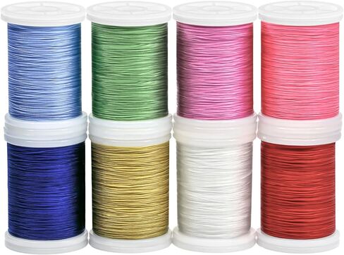 Heavy Duty Upholstery Thread Kit,8 Spools Durable Bonded Nylon,High-Strength & Fade-Resistant,218 Yds/Spool for Sewing Machines,Leather,Denim,DIY Crafts,Common Colors in Saudi Arabia