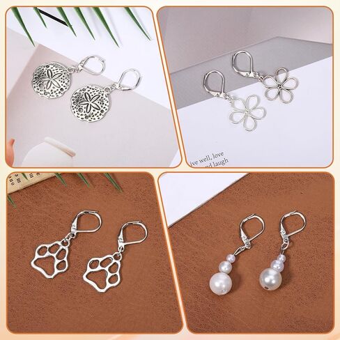 100 قطعة من خطافات القرط المصنوعة من الفولاذ المقاوم للصدأ، وخطافات الأقراط الخلفية للرافعة مع 200 حلقة مفتوحة من حلقات الرافعة الخلفية ونتائج الأقراط خطاف فرنسي سلك الأذن للنساء صناعة الأقراط والحرف اليدوية لصناعة المجوهرات in Kuwait