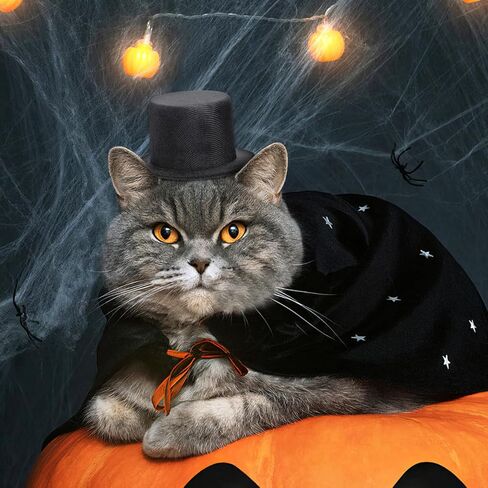 قبعات علوية سوداء صغيرة من Angoily، 4 قطع من قبعات رجل الثلج للحرف اليدوية، قبعة سانتا الرسمية الصغيرة لتماثيل رجل الثلج، قبعات صغيرة للحيوانات الأليفة مصنوعة يدويًا للكلاب أو القطط لتزيين شعر حفلات عيد الميلاد in Kuwait