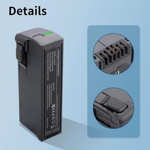 Avata 2 Intelligent Flight Replacement Battery Compatible with DJI Avata 2 Drone, Upgraded Rechargeable Battery with 2150mAh 14.76V, Providing Up to 23 Minutes of Maximum Flight Time in Saudi Arabia